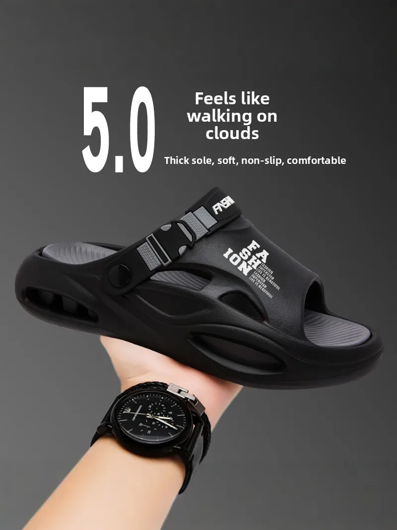 Casual Coconut Themed Men's Slippers Thick Bottom Anti-Slip Summer Outdoor Sports Driving Two-Way Wear Water-Resistant Sandals
Casual Coconut Themed Men's Slippers Thick Bottom Anti-Slip Summer Outdoor Sports Driving Two-Way Wear Water-Resistant Sandals