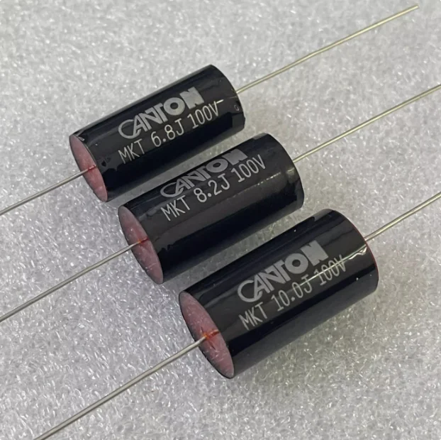 10pcs/lot Original German Canton MKT 6.8UF, 8.2UF, 10UF, 100V copper-pin high-temperature frequency-dividing stepless capacitors
10pcs/lot Original German Canton MKT 6.8UF, 8.2UF, 10UF, 100V copper-pin high-temperature frequency-dividing stepless capacitors