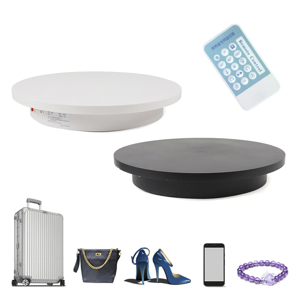 42cm Diameter Black or White Electric 360° Rotating Display Turntable with Remote Contro, Professional Motorized Showcase Stand
42cm Diameter Black or White Electric 360° Rotating Display Turntable with Remote Contro, Professional Motorized Showcase Stand