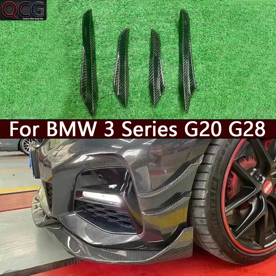 For BMW 3 Series G20 G28 Carbon Fiber Car Front Bumper Splitter Spoiler Canard Air Knife Surround Trim Car Accessories body kit
For BMW 3 Series G20 G28 Carbon Fiber Car Front Bumper Splitter Spoiler Canard Air Knife Surround Trim Car Accessories body kit
