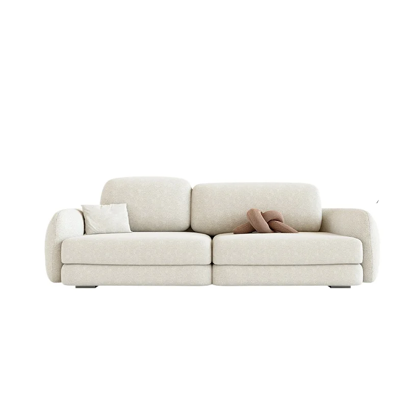 North American sofa living room straight row three people, wool technology cloth cream style fabric bread
North American sofa living room straight row three people, wool technology cloth cream style fabric bread