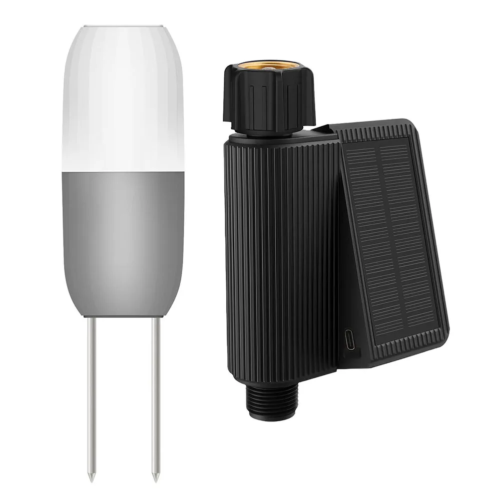 Smart Solar WiFi Sprinkler Timer with Remote Control and Intelligent Soil Sensor for Efficient Watering Management
Smart Solar WiFi Sprinkler Timer with Remote Control and Intelligent Soil Sensor for Efficient Watering Management
