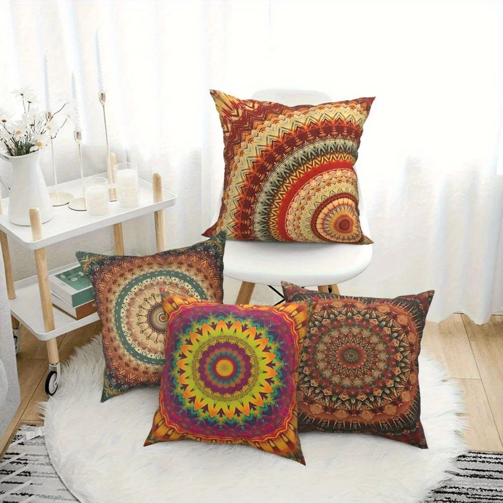 4pcs Bohemian mandala pattern double-sided Printed Short plush Suitable living rooms bedrooms sofas (excluding pillow cores)
4pcs Bohemian mandala pattern double-sided Printed Short plush Suitable living rooms bedrooms sofas (excluding pillow cores)