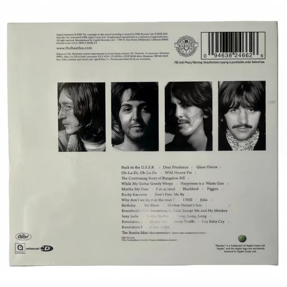 The Beatles The Beatles 2CD Album | Classic Rock Pop Rock Music | Lossless Recorded Disc for Home & Car Audio
The Beatles The Beatles 2CD Album | Classic Rock Pop Rock Music | Lossless Recorded Disc for Home & Car Audio