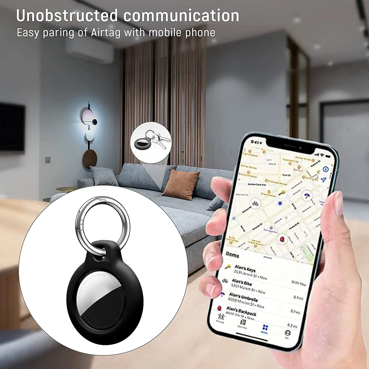 Efficient 4Pack PC + plastic Case Compatible with Protective Cover for AirTags Case
Efficient 4Pack PC + plastic Case Compatible with Protective Cover for AirTags Case