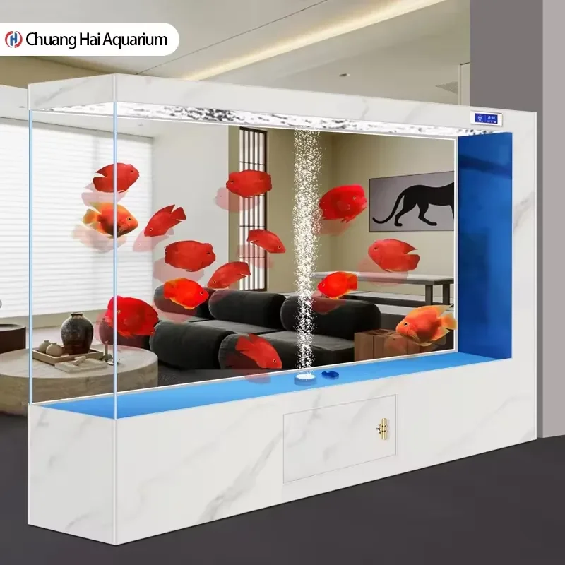 New Large-Scale Fish Aquarium for Office and Living Room for Ultra-White Glass with Intelligent Automatic Circulation
New Large-Scale Fish Aquarium for Office and Living Room for Ultra-White Glass with Intelligent Automatic Circulation