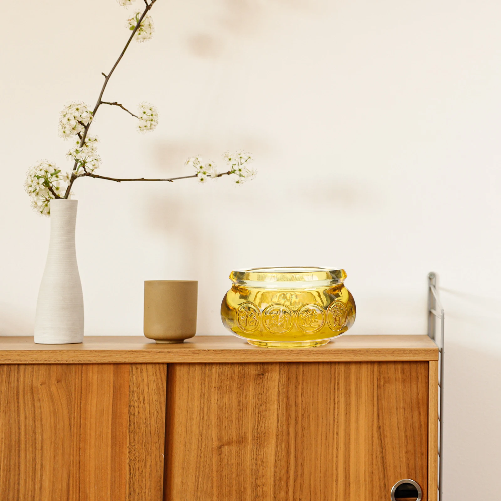 Citrine Cornucopia Decor Premium Material Smooth Edges Festive Design Home nament Office Bookshelf Treasure Bowl Model Creative
Citrine Cornucopia Decor Premium Material Smooth Edges Festive Design Home nament Office Bookshelf Treasure Bowl Model Creative