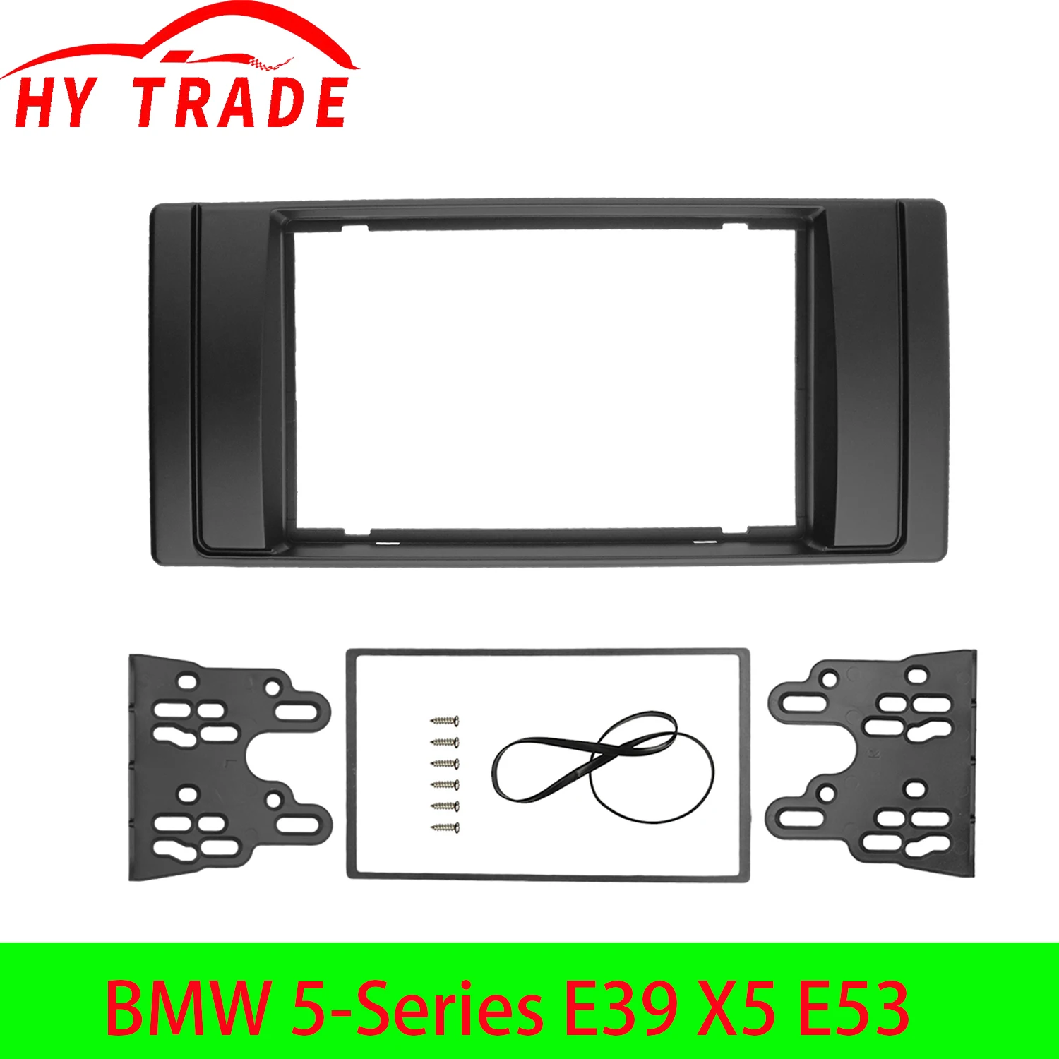 BMW 5-Series E39 X5 E53 Double Din Radio Trim Kit, Dash Mount Stereo GPS DVD CD Player Fascia Frame
BMW 5-Series E39 X5 E53 Double Din Radio Trim Kit, Dash Mount Stereo GPS DVD CD Player Fascia Frame