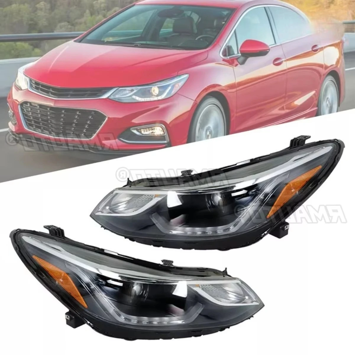 Для Chevrolet CRUZE 2016-2018 левая и правая лампа светодиодный дневный свет передняя светодиодная фара в сборе широкий угловой светильник 42680786
Для Chevrolet CRUZE 2016-2018 левая и правая лампа светодиодный дневный свет передняя светодиодная фара в сборе широкий угловой светильник 42680786