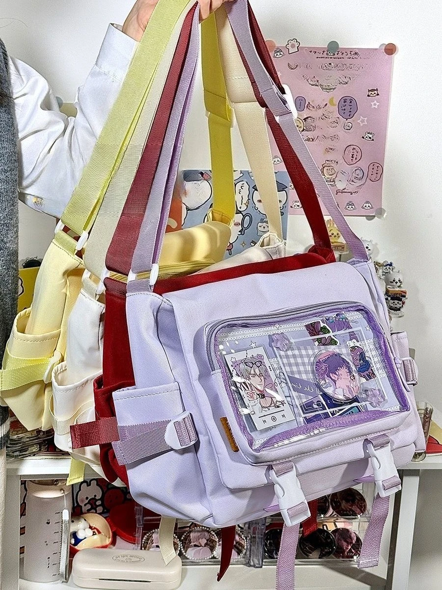 Preppy Style Kawaii Itabag Japanese Harajuku Candy ColorClear Transparent Crossbody Sling Bag College Student School Bag Ita Bag
Preppy Style Kawaii Itabag Japanese Harajuku Candy ColorClear Transparent Crossbody Sling Bag College Student School Bag Ita Bag