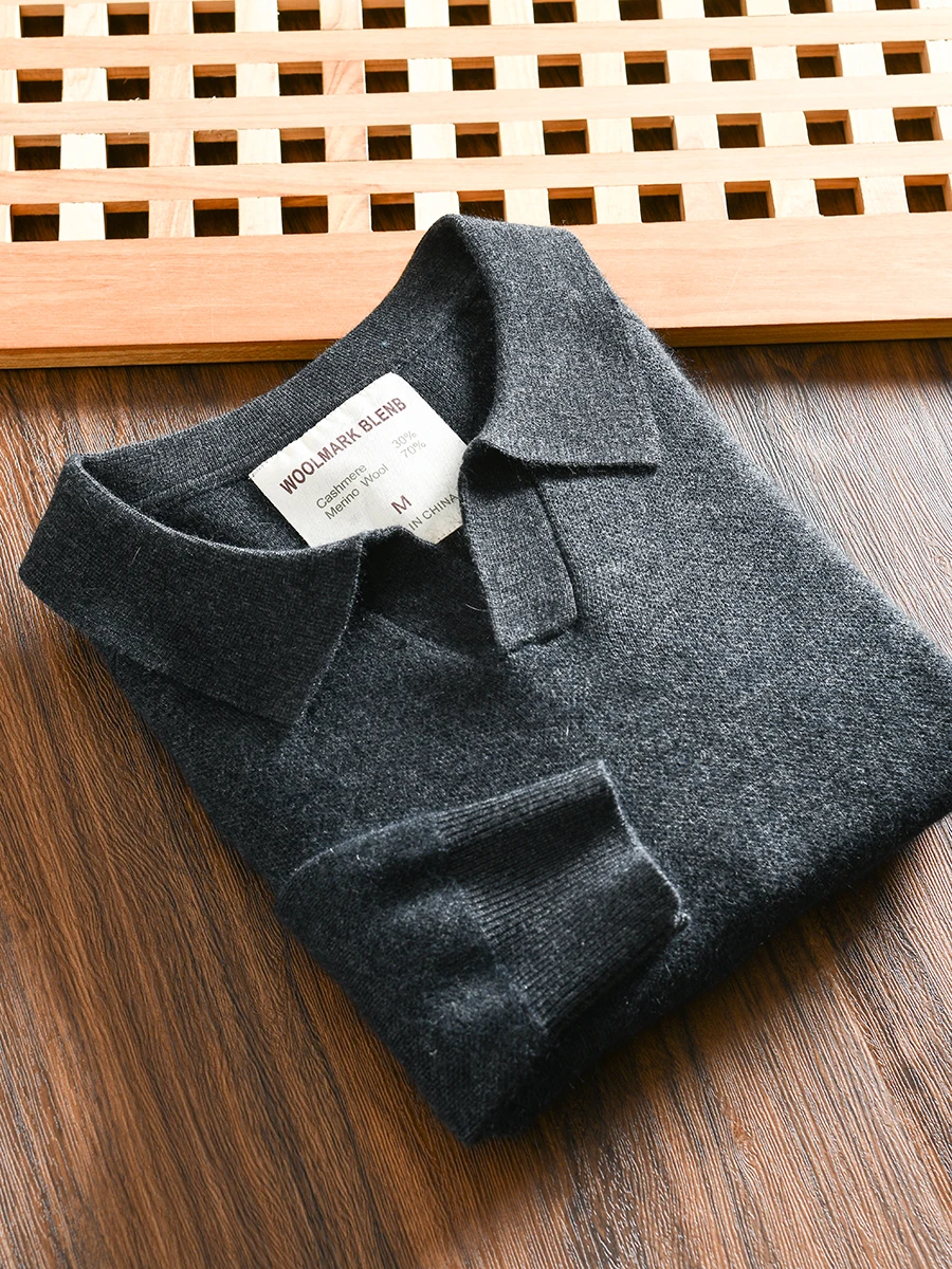 Italian Luxury 70% Merino Wool Men's Casual Knitted Sweater V-Neck Autumn Winter Loose Fit Fashion Urban Style Long Sleeve
Italian Luxury 70% Merino Wool Men's Casual Knitted Sweater V-Neck Autumn Winter Loose Fit Fashion Urban Style Long Sleeve