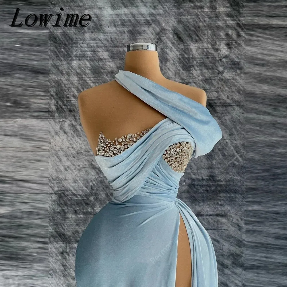 Sexy One-Shoulder Mermaid Evening Dress Beaded Floor-Length Fashion Prom Arabic Formal Robe De Soire
Sexy One-Shoulder Mermaid Evening Dress Beaded Floor-Length Fashion Prom Arabic Formal Robe De Soire