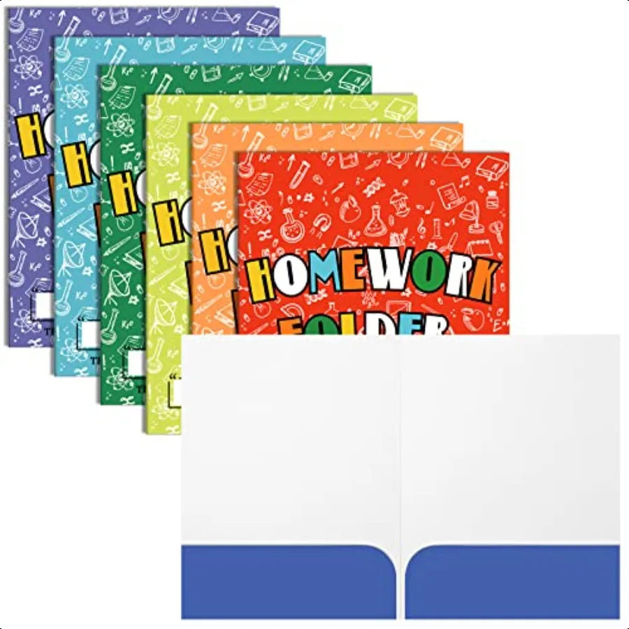 36 Pcs Classwork Homework Folders for Students Two Pocket Folders for Assorted Colors Classwork Homework Organizer Educational
36 Pcs Classwork Homework Folders for Students Two Pocket Folders for Assorted Colors Classwork Homework Organizer Educational