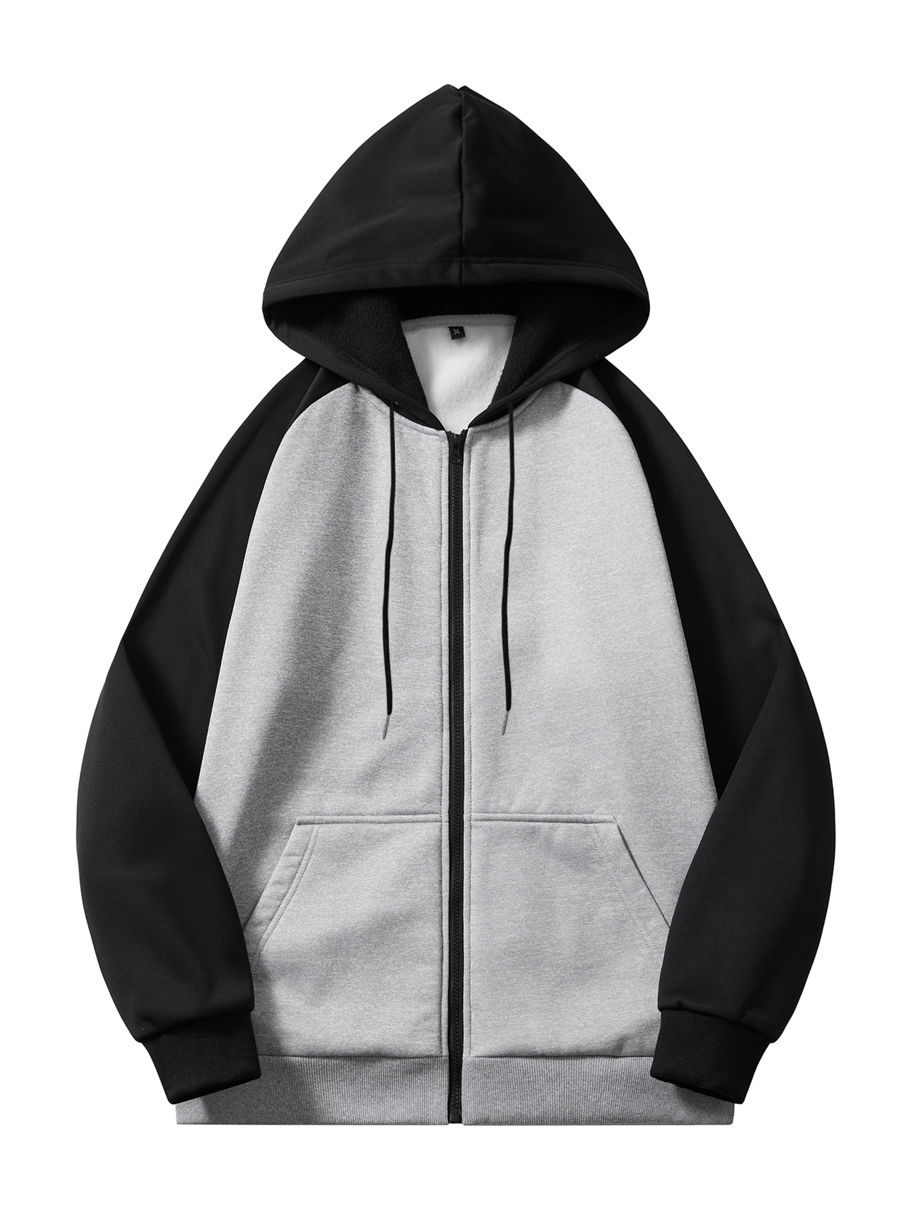 Men's Color-Block Fleece-Lined Hoodie - Full-Zip, Anti-Pilling Fabric & Kangaroo Pocket, Warm for Winter Daily & Commute
Men's Color-Block Fleece-Lined Hoodie - Full-Zip, Anti-Pilling Fabric & Kangaroo Pocket, Warm for Winter Daily & Commute