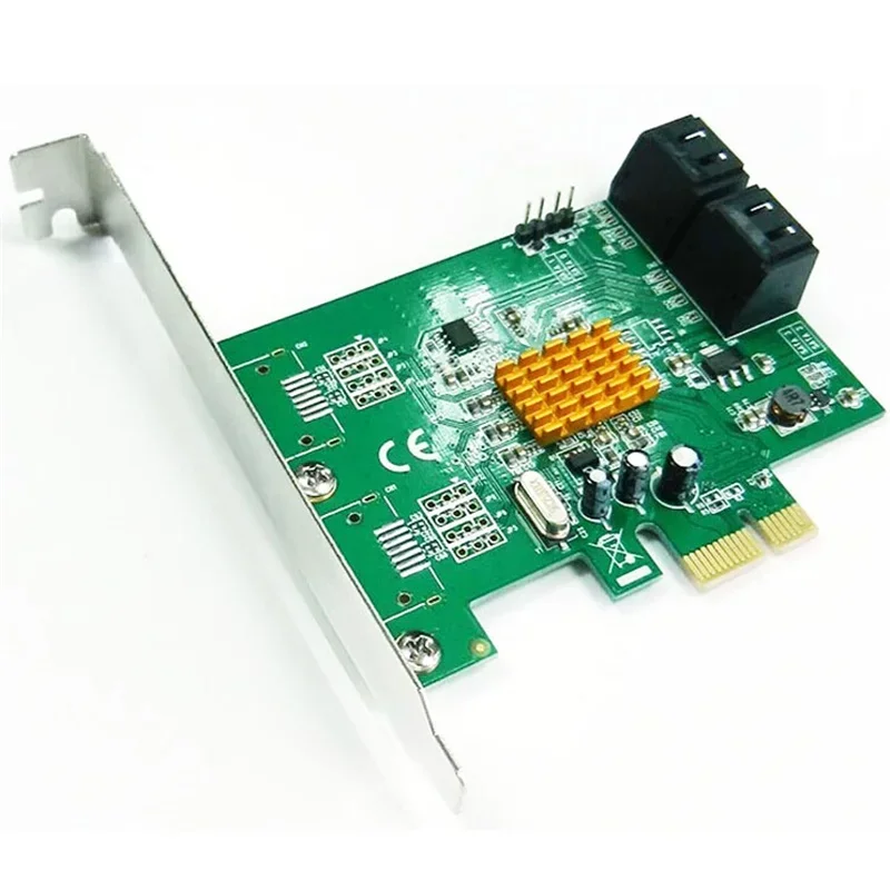 4 порта SATA3.0, 6 Гбит/с, карта расширения PCI-Express, набор микросхем 88SE9215 для Marvell
4 порта SATA3.0, 6 Гбит/с, карта расширения PCI-Express, набор микросхем 88SE9215 для Marvell
