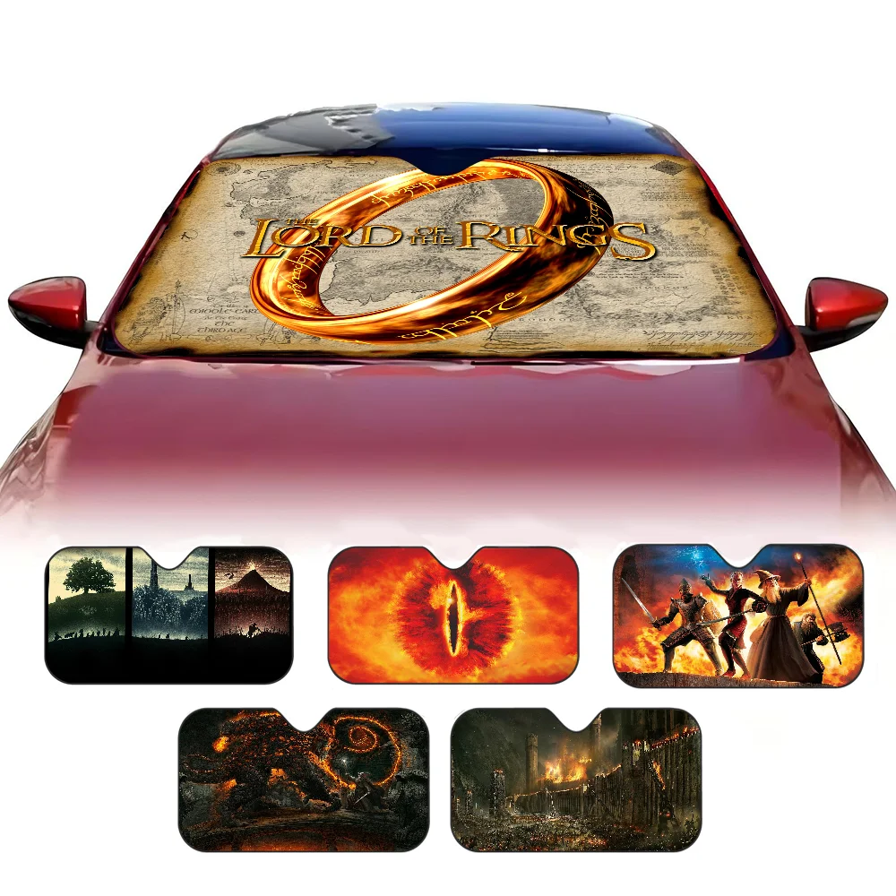 Movie L-Lord of The Rings H-Hobbit Foldable Front Windshield Sunshade 70x130cm Anime Foils Car Sun Visor Sun Shade Protect
Movie L-Lord of The Rings H-Hobbit Foldable Front Windshield Sunshade 70x130cm Anime Foils Car Sun Visor Sun Shade Protect