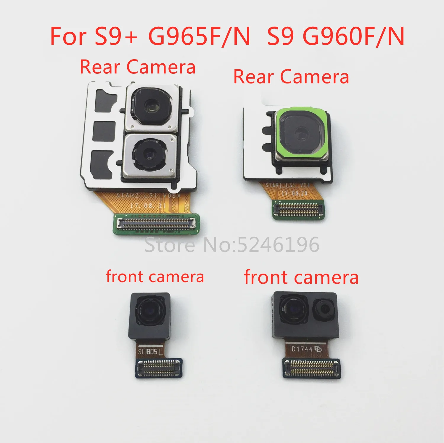 1 шт., гибкий кабель для передней камеры Samsung Galaxy S9 G960F G960N S9 + G965F G965N
1 шт., гибкий кабель для передней камеры Samsung Galaxy S9 G960F G960N S9 + G965F G965N