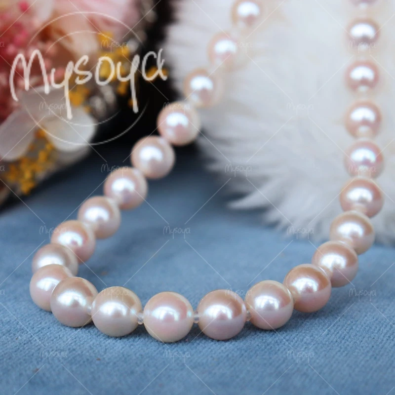 MYSOYA 6-7mm Akoya Seawater Pearl Necklace, Suitable for Birthday/ Anniversary/ Wedding/ Mother's Day/ Father's Day Gift A1056
MYSOYA 6-7mm Akoya Seawater Pearl Necklace, Suitable for Birthday/ Anniversary/ Wedding/ Mother's Day/ Father's Day Gift A1056