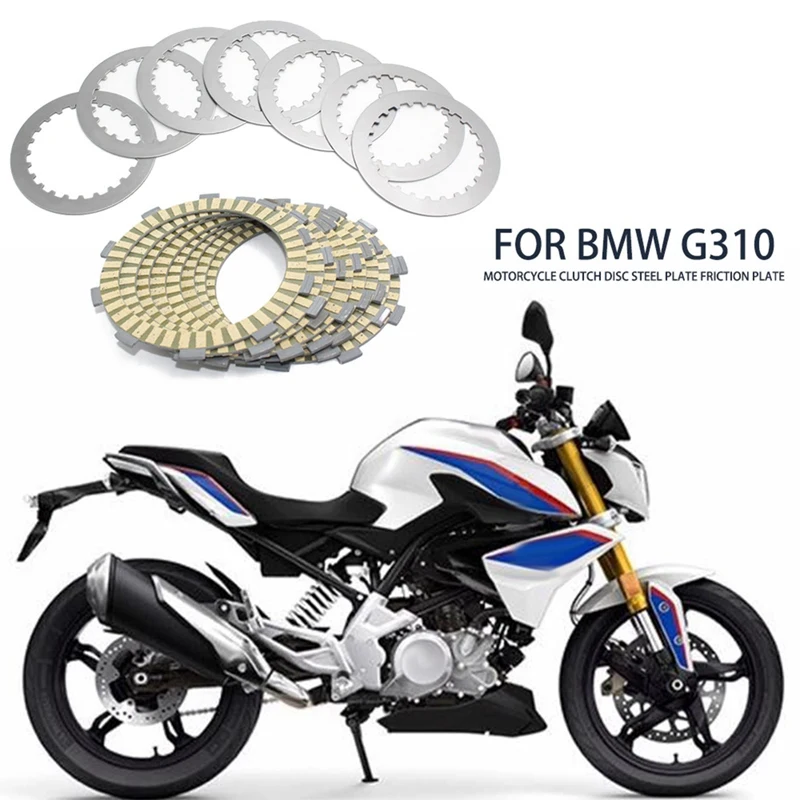 Motorcycle Steel Plate Friction Plate Clutch Plates Discs Set For BMW G310 R G310 GS 2017-2020 Motorcycle Accessories
Motorcycle Steel Plate Friction Plate Clutch Plates Discs Set For BMW G310 R G310 GS 2017-2020 Motorcycle Accessories