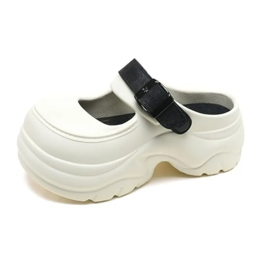Women EVA Chunky Platform Cloud Clogs Slides With Adjust Buckle Straps Comfort Arch Support Breathable Round Closed Toe Platfor
Women EVA Chunky Platform Cloud Clogs Slides With Adjust Buckle Straps Comfort Arch Support Breathable Round Closed Toe Platfor