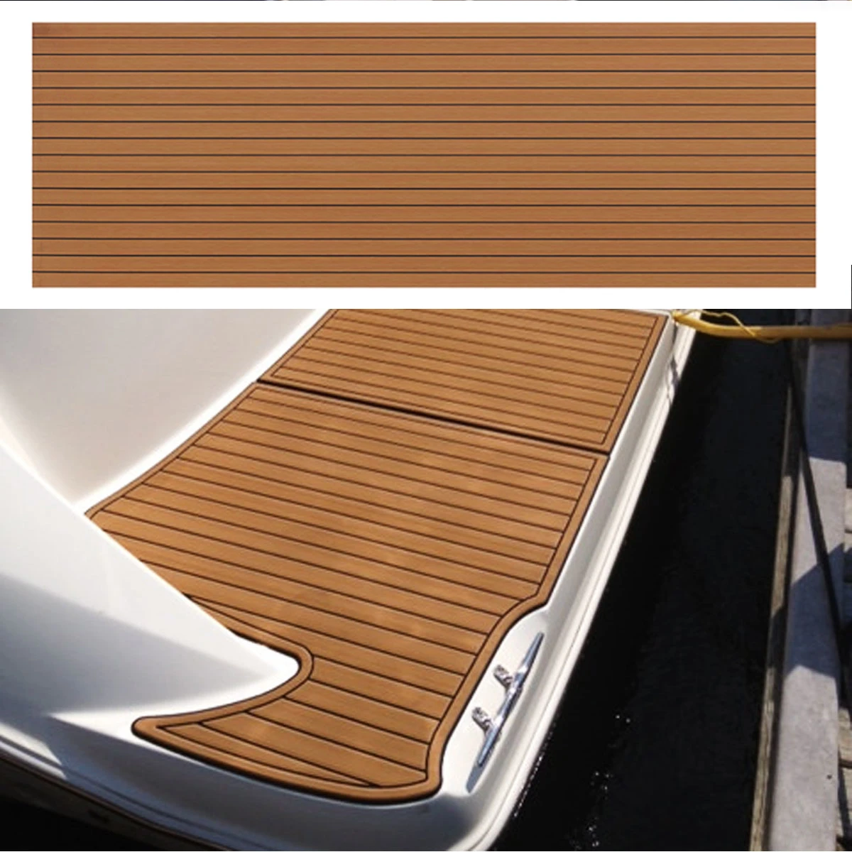 3000x900mm Boat Flooring Sheet EVA Foam Marine Faux Teak Decking Carpet Mats Non Slip Pontoon Brown Self Adhesive Yacht Pats
3000x900mm Boat Flooring Sheet EVA Foam Marine Faux Teak Decking Carpet Mats Non Slip Pontoon Brown Self Adhesive Yacht Pats