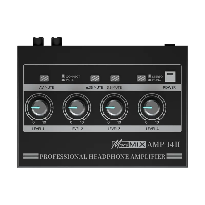 4 way Portable Headphone Splitter Professional Headphone Amplifier 8 Outputs Ultra-Compact Stereo Audio Amplifier Earphone Amp
4 way Portable Headphone Splitter Professional Headphone Amplifier 8 Outputs Ultra-Compact Stereo Audio Amplifier Earphone Amp
