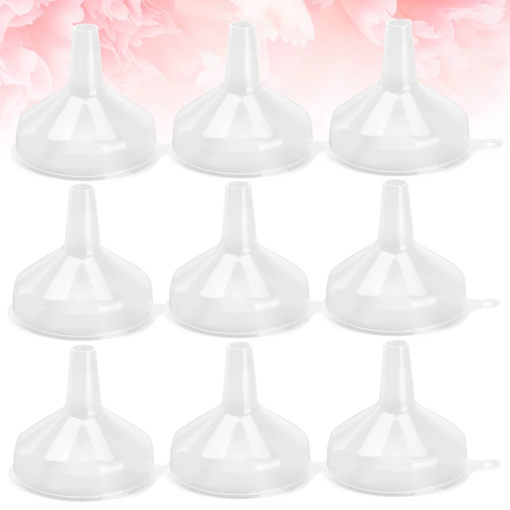50pcs Funnel Mini Plastic Filling Tools For Liquid Transfer Essential Oil Baby Care Lab Kitchen Transparent
50pcs Funnel Mini Plastic Filling Tools For Liquid Transfer Essential Oil Baby Care Lab Kitchen Transparent