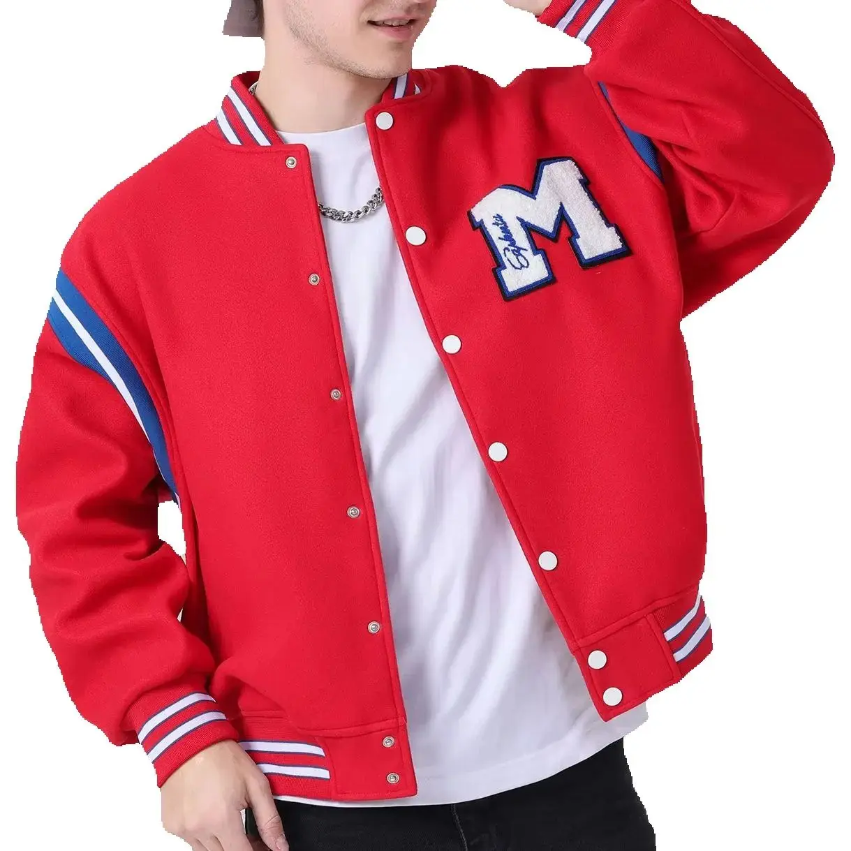 Men's Letter Embroidery Bomber Jacket Unisex Varsity Baseball Coats Vintage Loose Outerwear Spring&Autumn Streetwear 24H shipped
Men's Letter Embroidery Bomber Jacket Unisex Varsity Baseball Coats Vintage Loose Outerwear Spring&Autumn Streetwear 24H shipped