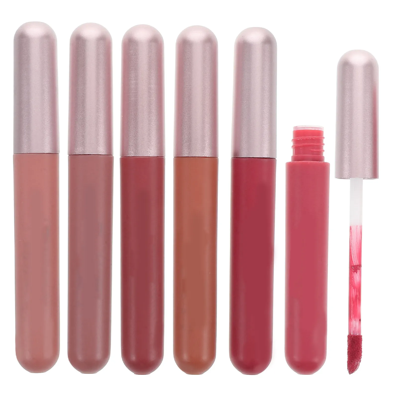 6Pcs Matte Lip Gloss Set Lightweight Non-Sticky Long-Lasting Lip Colors for Women Portable Everyday Makeup Collection Vibrant
6Pcs Matte Lip Gloss Set Lightweight Non-Sticky Long-Lasting Lip Colors for Women Portable Everyday Makeup Collection Vibrant