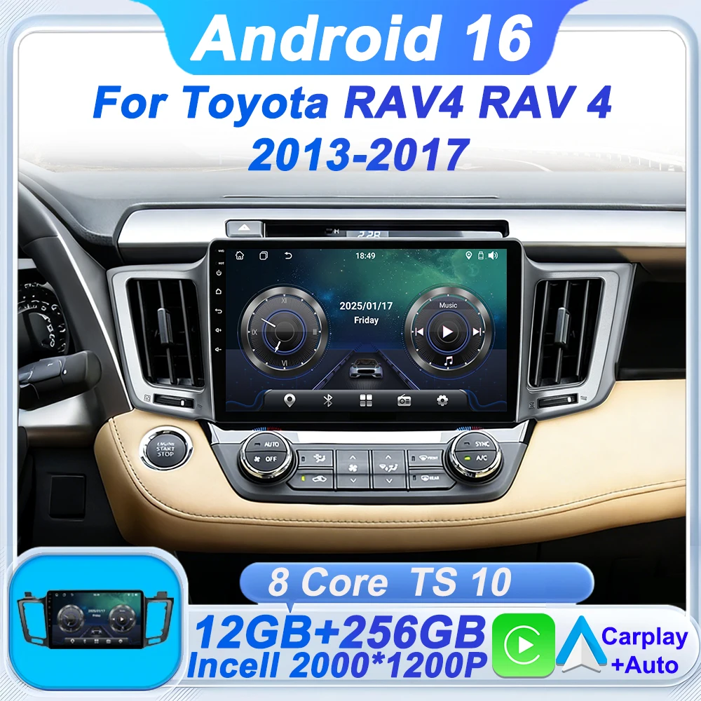 Car Radio Player For Toyota RAV4 RAV 4 2013 - 2017 Gps Navigation Autoradio Android 16 Stereo Head Unit Mirror Link Bluetooth FM
Car Radio Player For Toyota RAV4 RAV 4 2013 - 2017 Gps Navigation Autoradio Android 16 Stereo Head Unit Mirror Link Bluetooth FM