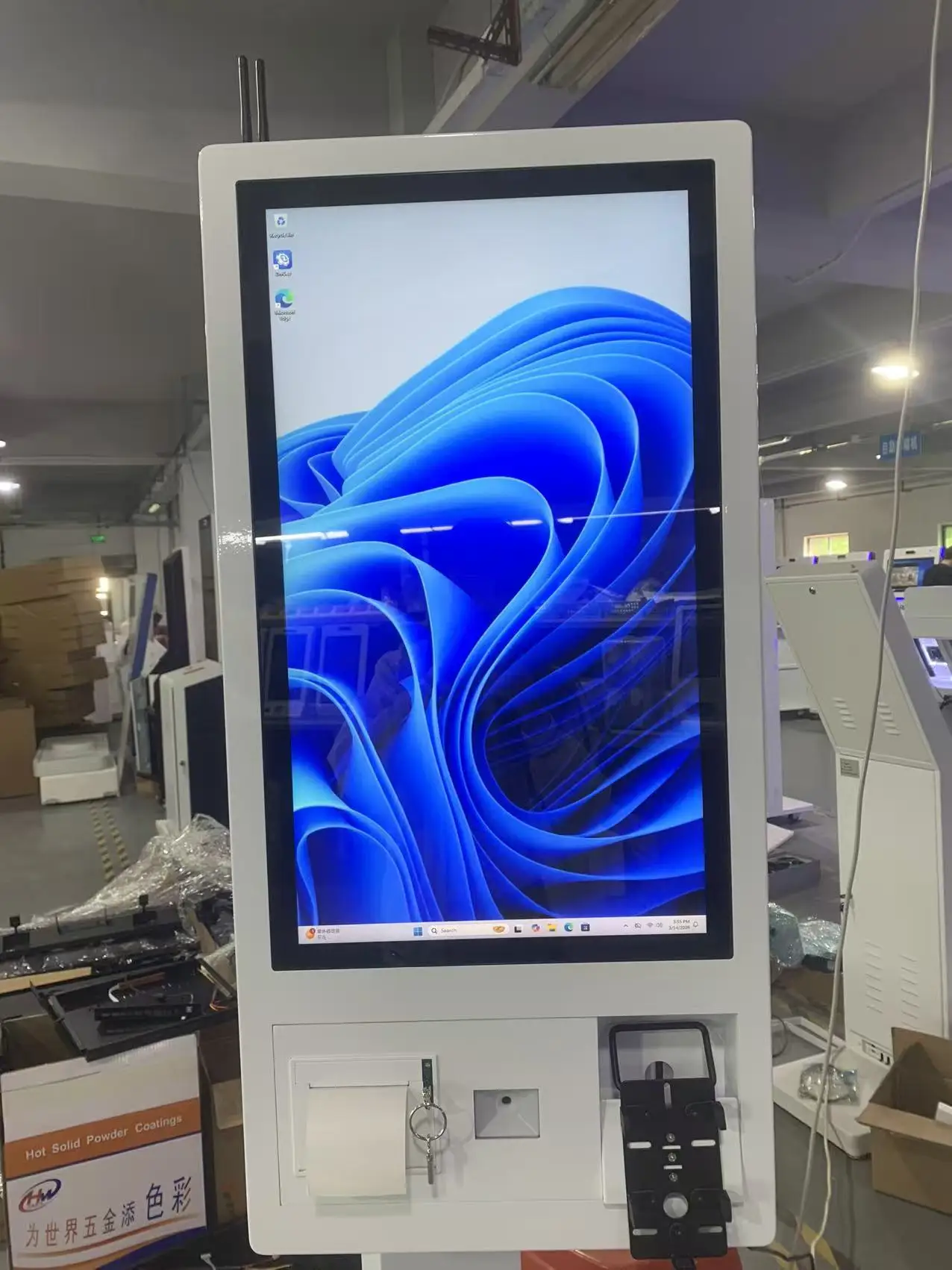 21.5 Inch Wall Mount Ordering Kiosk, Self Service Order & Printing Terminal, For Restaurant & Catering Store Checkout
21.5 Inch Wall Mount Ordering Kiosk, Self Service Order & Printing Terminal, For Restaurant & Catering Store Checkout