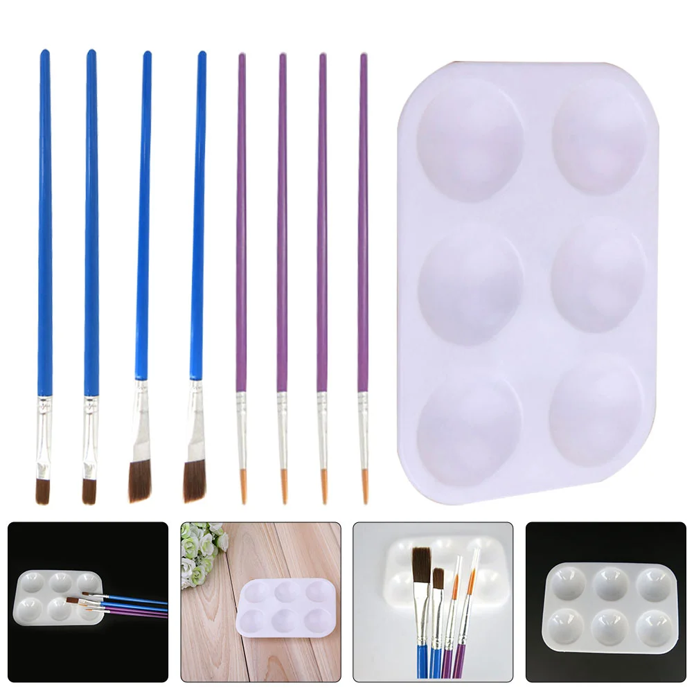9 Pcs Paint Brush Tool Model Coloring Tools Hnad Painting Palette Set Building Plastic DIY Hand
9 Pcs Paint Brush Tool Model Coloring Tools Hnad Painting Palette Set Building Plastic DIY Hand