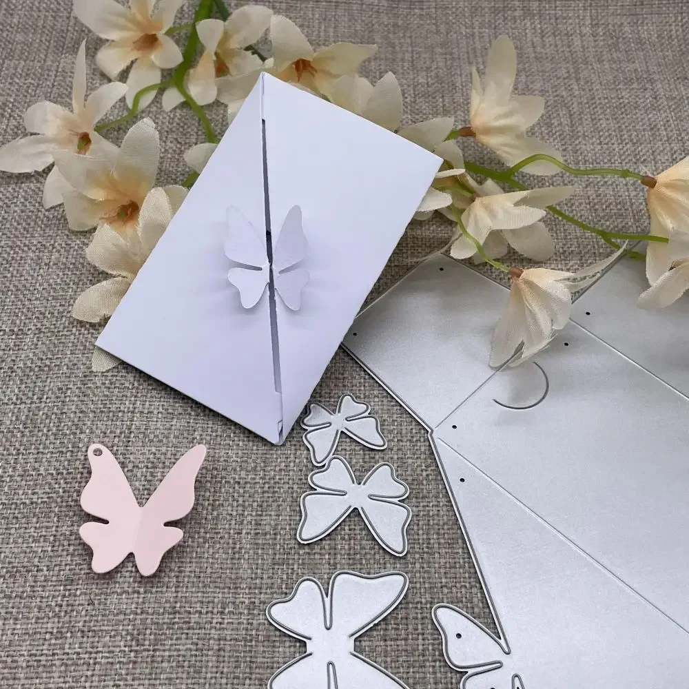 Butterfly envelope Metal Cutting Dies Stencils For DIY Scrapbooking Decorative Embossing Handcraft Die Cutting Template Mold
Butterfly envelope Metal Cutting Dies Stencils For DIY Scrapbooking Decorative Embossing Handcraft Die Cutting Template Mold