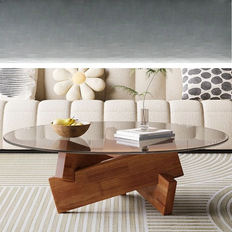 Домашний небольшой деревянный круглый журнальный столик из цельного дерева для гостиной, современное креативное сочетание, простое и модное
Домашний небольшой деревянный круглый журнальный столик из цельного дерева для гостиной, современное креативное сочетание, простое и модное
