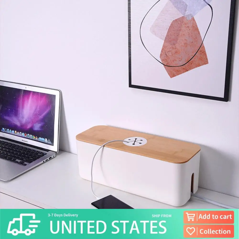 Cable Management Box Wire Organizer Bins Protect Cables Power Line Storage Case Large Capacity for Hiding Messy Cables
Cable Management Box Wire Organizer Bins Protect Cables Power Line Storage Case Large Capacity for Hiding Messy Cables