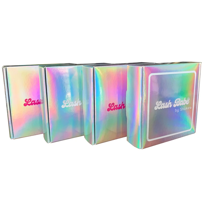 20pcs MOQ Customized Logo Print Holographic Babe Lash Packaging Box Lash Extensions Lashes Box
20pcs MOQ Customized Logo Print Holographic Babe Lash Packaging Box Lash Extensions Lashes Box