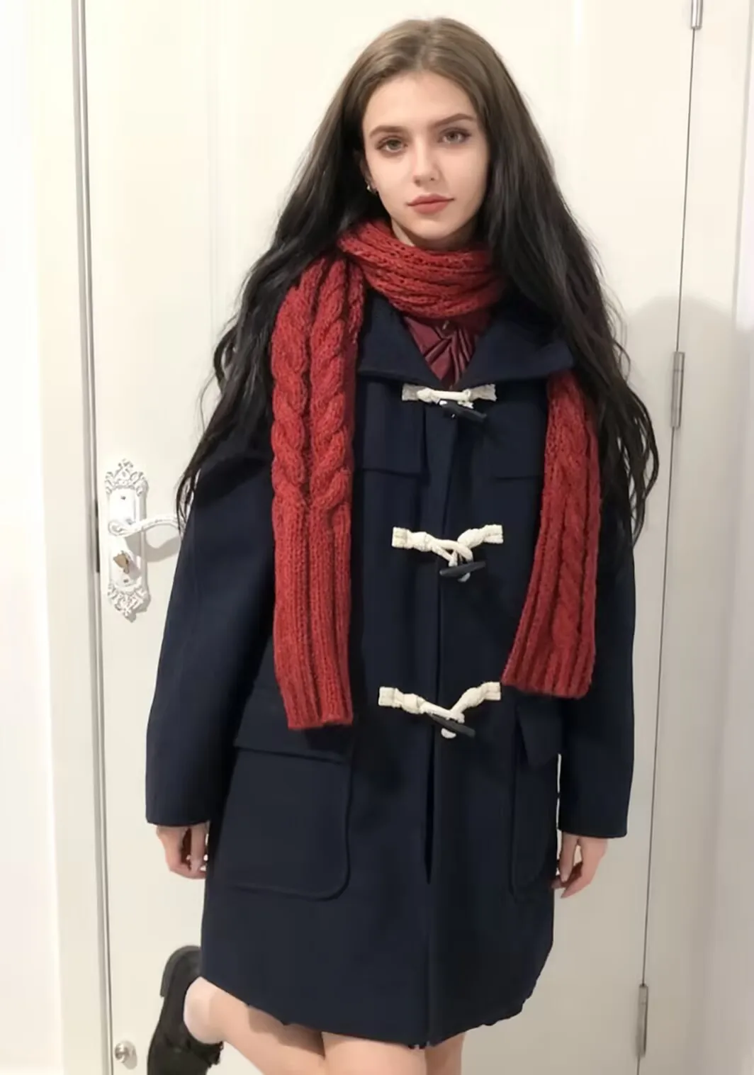 Wool Blend Coats Womens Woolen Coat Red Fall Notched Collar Sashed Elegant Mature Parisian Style Office Lady Tasteful Formal Ins
Wool Blend Coats Womens Woolen Coat Red Fall Notched Collar Sashed Elegant Mature Parisian Style Office Lady Tasteful Formal Ins