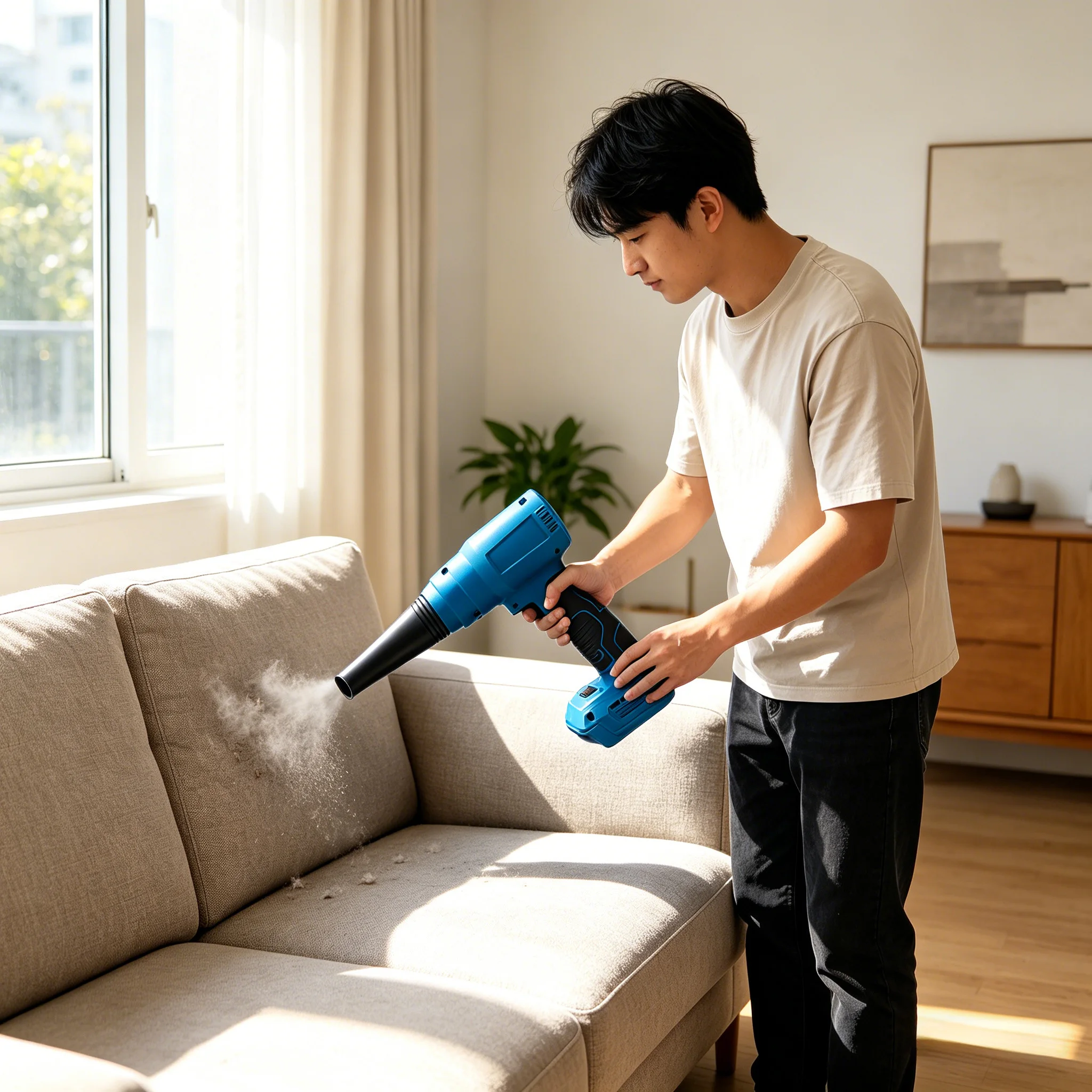 Upgraded 18V Brushless Dust Blower with Compressed Air Collector and Large Capacity Motor for Handheld Power Tools
Upgraded 18V Brushless Dust Blower with Compressed Air Collector and Large Capacity Motor for Handheld Power Tools