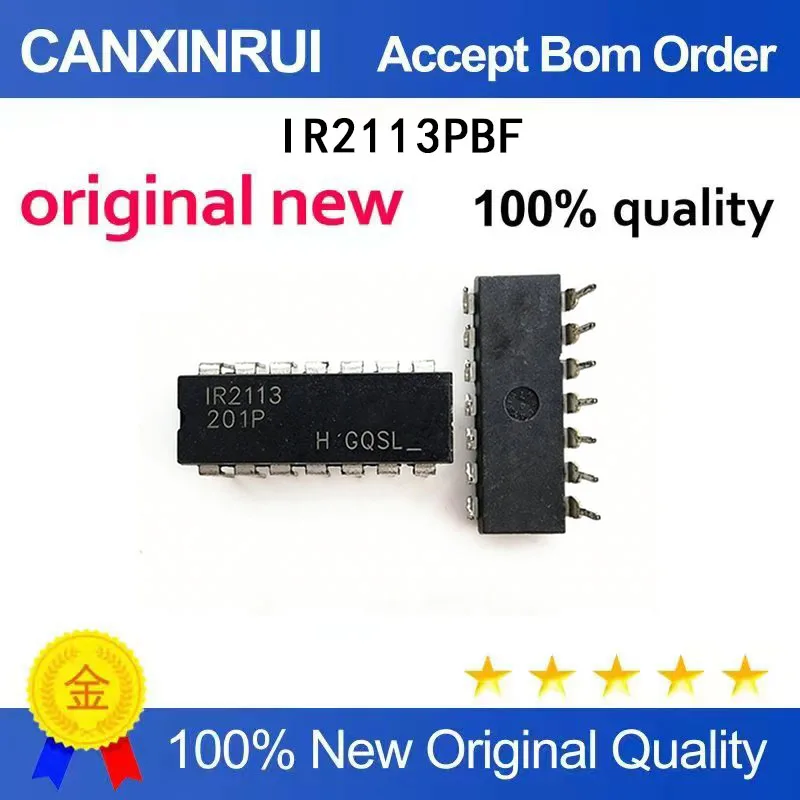 (5-100 Pieces) Brand new original IR2113PBF IR2113 DIP14 bridge driver chip IC
(5-100 Pieces) Brand new original IR2113PBF IR2113 DIP14 bridge driver chip IC