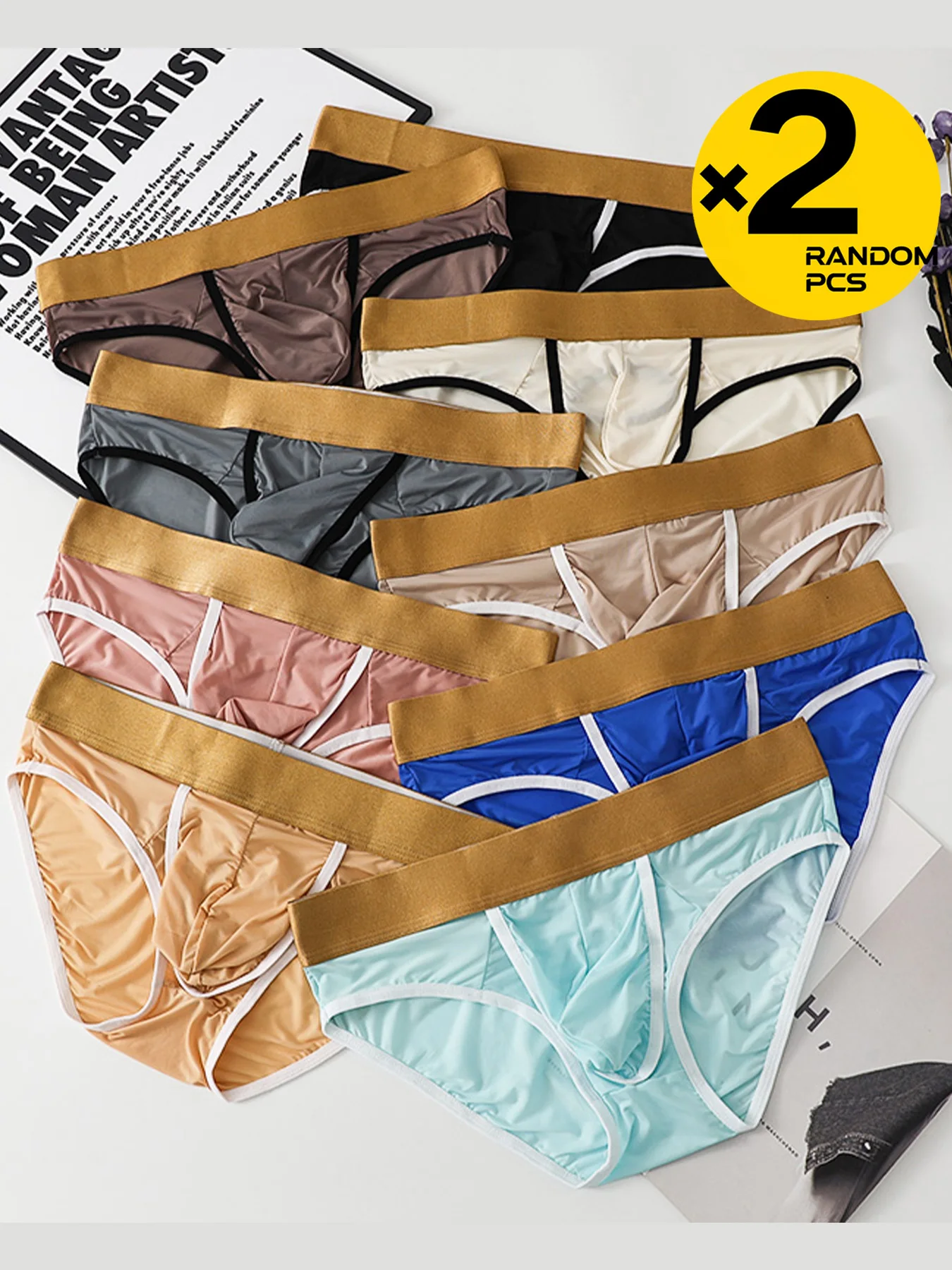 Men's 2-Pack Cotton Briefs Breathable Sporty Underwear Elastic Waist Simple Solid Color Casual Versatile for Students & Adults
Men's 2-Pack Cotton Briefs Breathable Sporty Underwear Elastic Waist Simple Solid Color Casual Versatile for Students & Adults