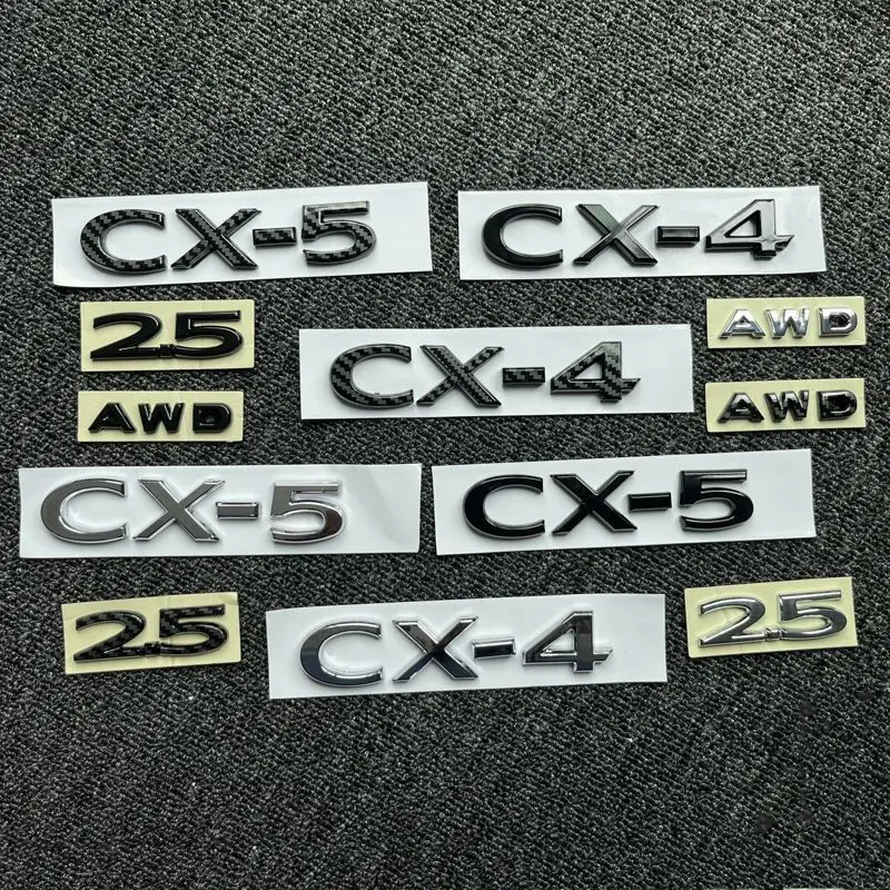 ABS кузов автомобиля задняя эмблема 3D наклейки боковые наклейки для Mazda CX-4 CX-5 AWD 2.5 логотип новая буква значок багажника модифицированное украшение
ABS кузов автомобиля задняя эмблема 3D наклейки боковые наклейки для Mazda CX-4 CX-5 AWD 2.5 логотип новая буква значок багажника модифицированное украшение