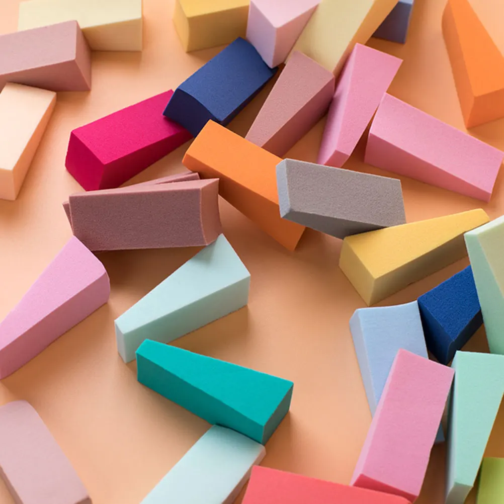 50pcs Sponge Block Powder Puff Makeup Sponges Bulk Triangle Small Soft Wedge Dual Use Foundation Blush Concealer
50pcs Sponge Block Powder Puff Makeup Sponges Bulk Triangle Small Soft Wedge Dual Use Foundation Blush Concealer