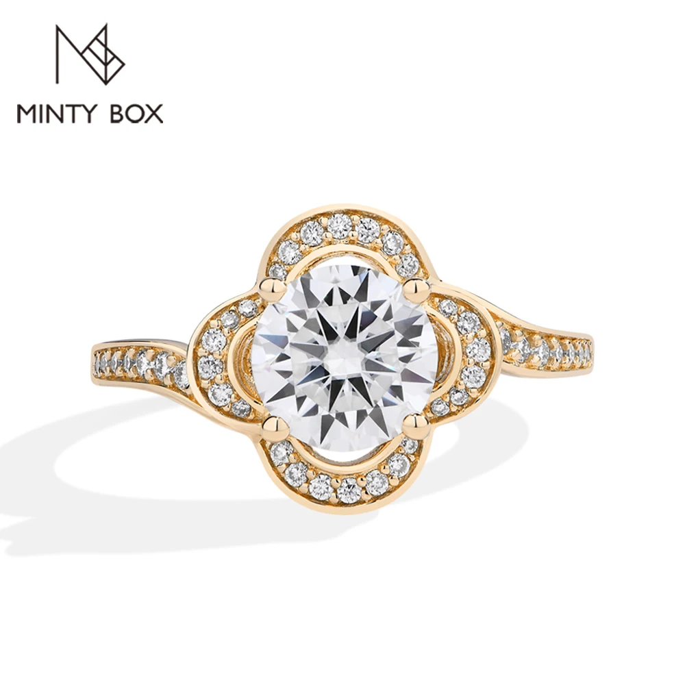 MINTYBOX S925 Sterling Silver 1.5ct Moissanite Engagement Rings for Women 7.5mm Lab Diamond Ring Wedding Fine Jewelry Gift
MINTYBOX S925 Sterling Silver 1.5ct Moissanite Engagement Rings for Women 7.5mm Lab Diamond Ring Wedding Fine Jewelry Gift