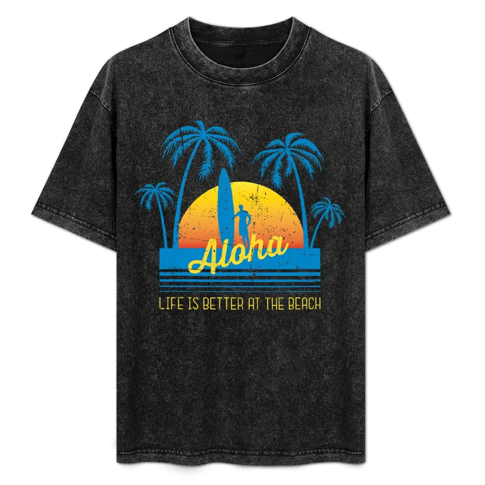 Aloha - Life is better at the beach T-Shirt sublime baggy shirts summer tops designer shirts mens graphic t-shirts big and tall
Aloha - Life is better at the beach T-Shirt sublime baggy shirts summer tops designer shirts mens graphic t-shirts big and tall