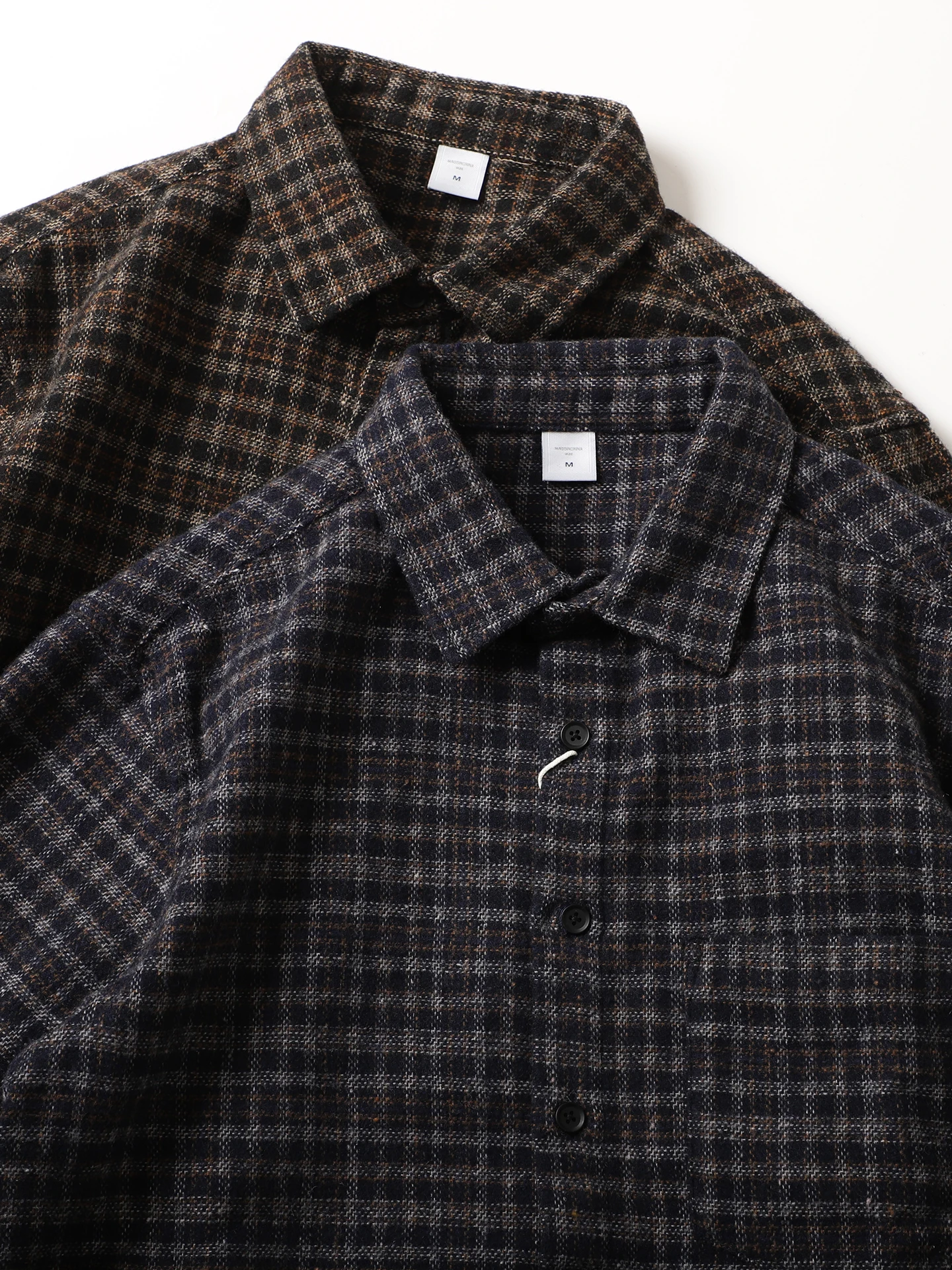 American Sle Heavyweight Thiened Brued Plaid Long Sve irt Casual Leisure Collar Men's College Sle Outerwear
American Sle Heavyweight Thiened Brued Plaid Long Sve irt Casual Leisure Collar Men's College Sle Outerwear