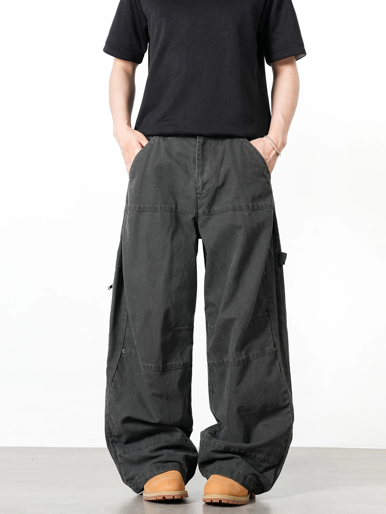 Широкие брюки в стиле ретро с американской талией, свободные брюки прямого кроя, повседневные длинные брюки с модным дизайном Sensation
Широкие брюки в стиле ретро с американской талией, свободные брюки прямого кроя, повседневные длинные брюки с модным дизайном Sensation