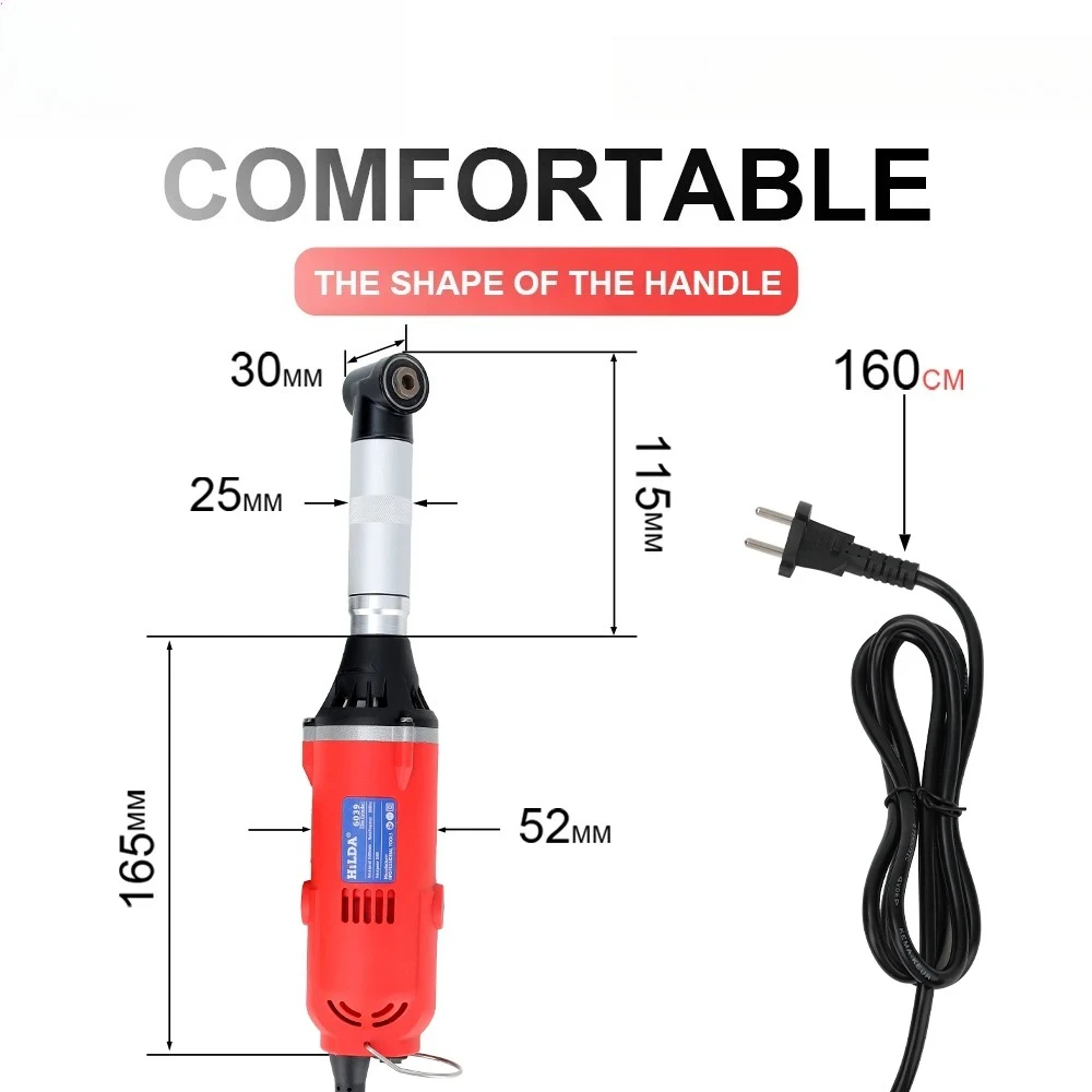 Cleaning Grinder Machine Polishing Cutting Ceramic Tile Beauty Sewing Tool 90 Degree Electric Elbow 6 Speeds Electric Seam
Cleaning Grinder Machine Polishing Cutting Ceramic Tile Beauty Sewing Tool 90 Degree Electric Elbow 6 Speeds Electric Seam