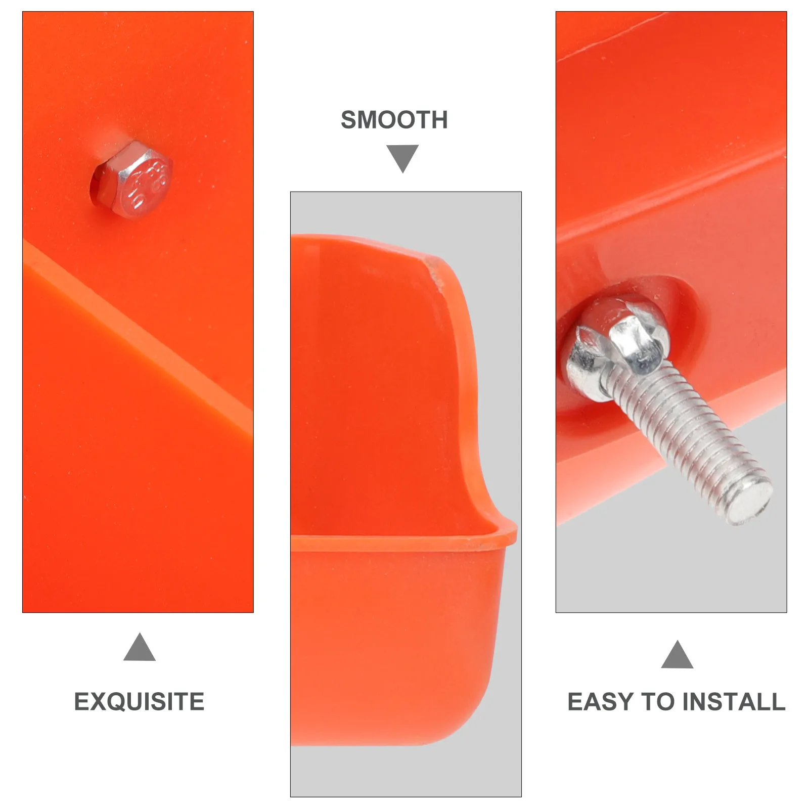 Pig Feeding Trough 4 Holes Orange Durable Multi Pigs Use Non Water Feed Livestock Trough Pannage Feeder Pigwash
Pig Feeding Trough 4 Holes Orange Durable Multi Pigs Use Non Water Feed Livestock Trough Pannage Feeder Pigwash