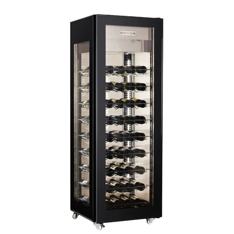 Smeta 81 Bottles Big Capacity Commercial Stand Display Wine Bottle Cooler Refrigerator
Smeta 81 Bottles Big Capacity Commercial Stand Display Wine Bottle Cooler Refrigerator
