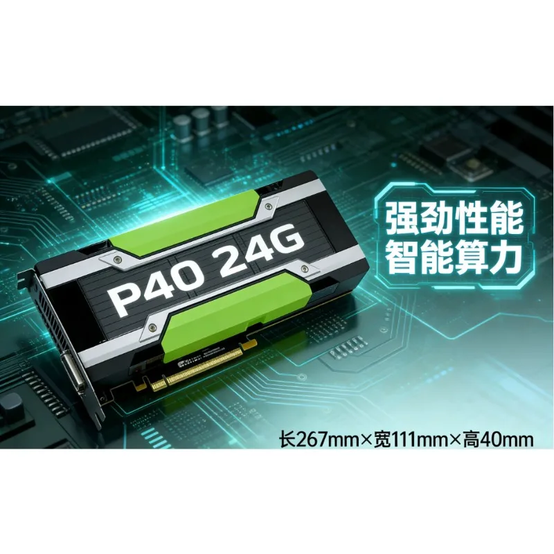 Professional P40 24G PCIe GPU for AI Deep Learning Graphics Card in Stock
Professional P40 24G PCIe GPU for AI Deep Learning Graphics Card in Stock